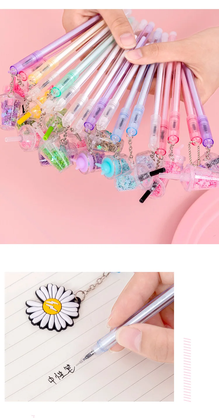 Lot De 20 Stylos Gel Rigolos 0,5 Mm - Motifs Kawaii Animaux, Cadeau Anniversaire Enfants, Papeterie Fun - 7
