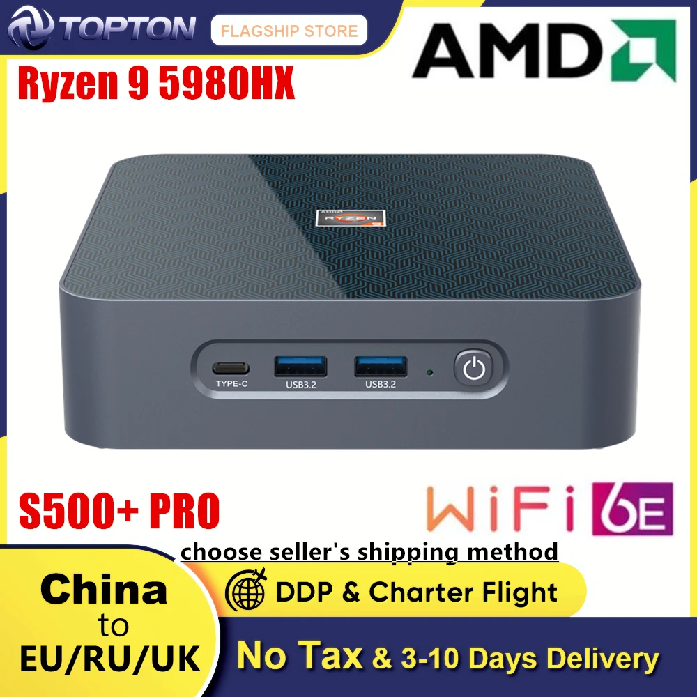 Ordenador de escritorio para videojuegos, Mini PC con Windows 11, LAN