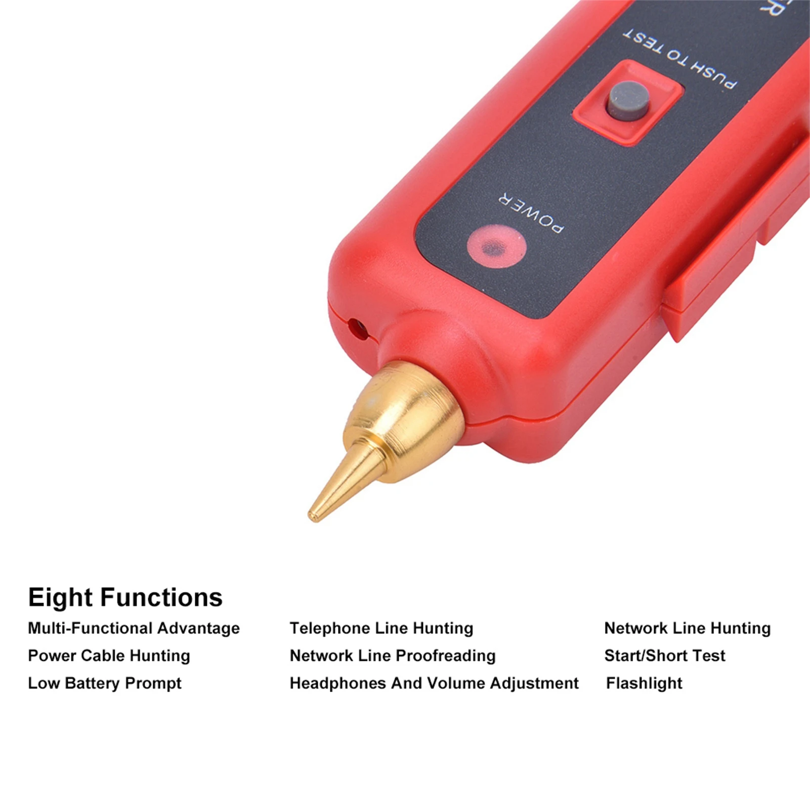 1~1000 meter multifunctional multi audio pulse cable tester telephone line network cable wire locator