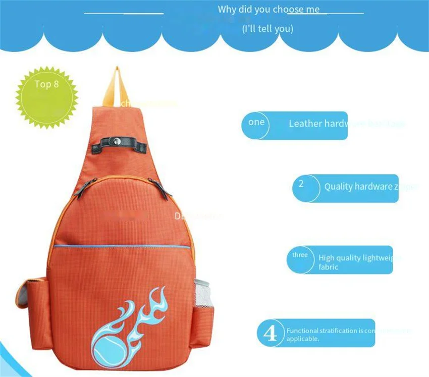 New High Quality Tennis Backpack Waterproof Nylon Outdoor Sports Bag Badminton Bag Fashion 3