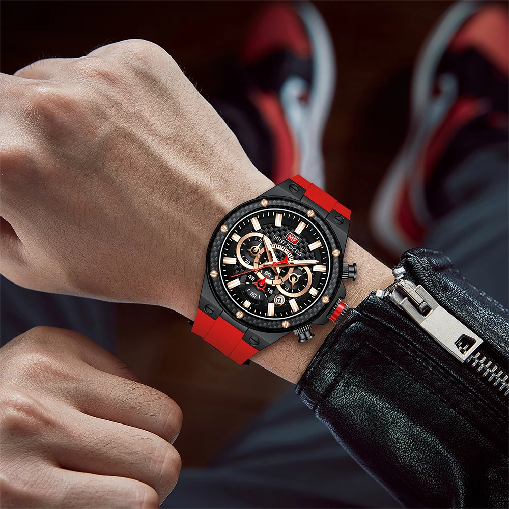 Relógio de quartzo MINI FOCUS para homens à prova d'água_voghion.com