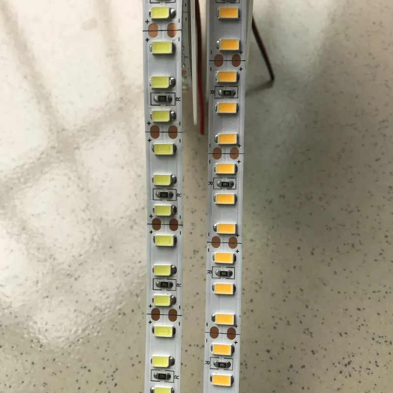 120 LEDs/m 5M LED-Streifen SMD 5730 Flexibles LED-Bandlicht SMD 5630 Nicht Wasserdicht Weiß/warmweiß 4000K NW DC12V