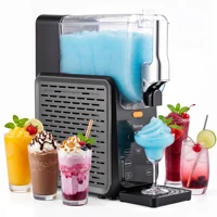 Machine à slush, grand récipient de 2,8 L, refroidissement rapide en 15 min, conservation au froid pendant 24 h, nettoyage automatique à un bouton, 5 programmes, sorbetière multifonctionnelle pour slush, milkshakes et cocktails 1