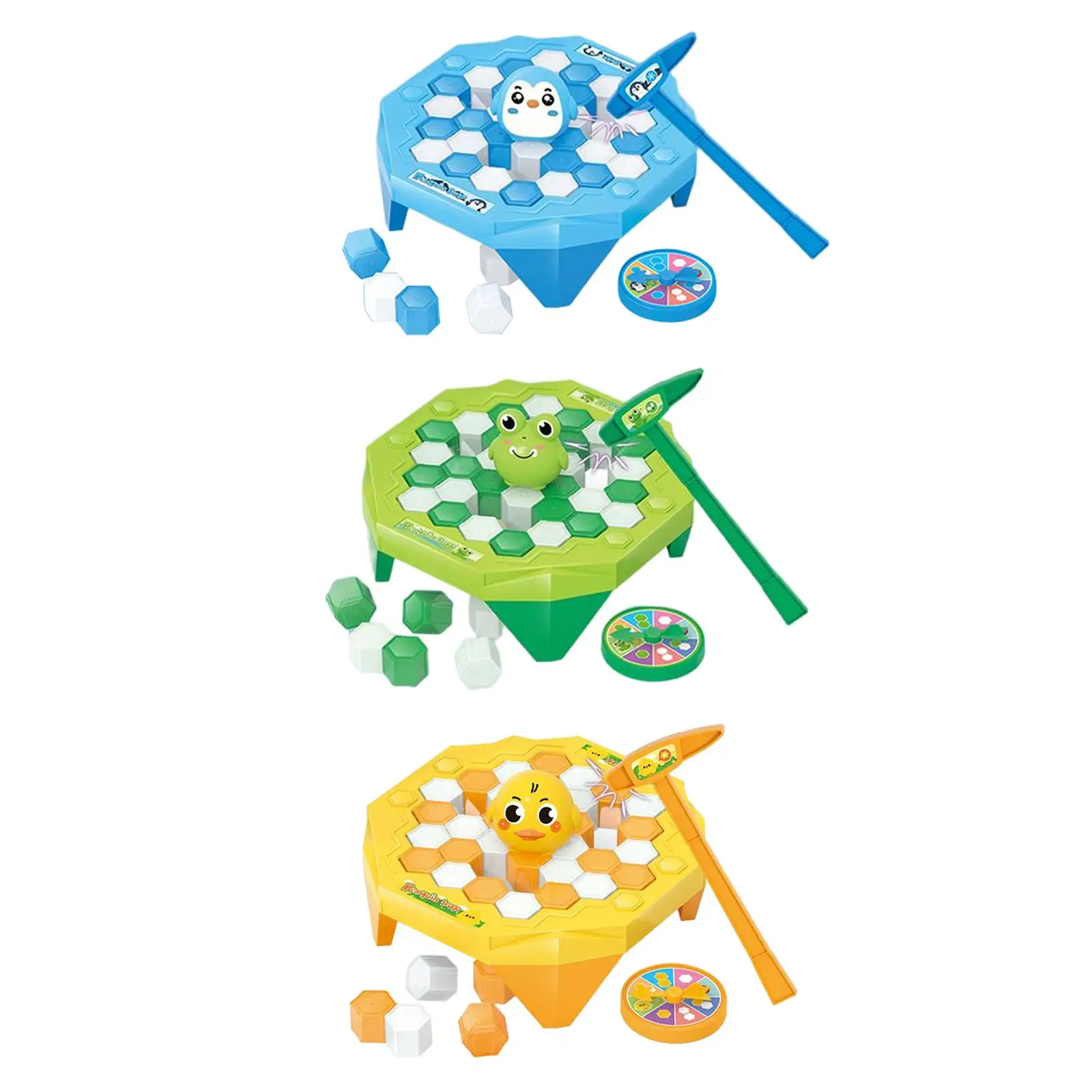 Ice Breaker Board Game Motor Skills Early Learning Puzzle Table Knock Ice Block Breaking Game for Family Game Children Age 3+ 5