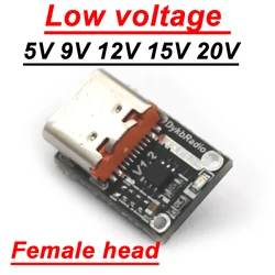 140W USB - C Fast Charge Power Adapter with Decoy Voltage Triggers (Female Low voltage)