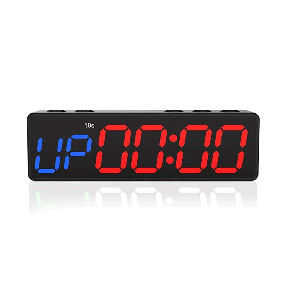 Trainings Uhr Mit Akku, Tragbarer Mini-Fitness-Timer Mit Eingebautem Magneten Für Das Heim-Fitness Studio, Programmier Barer Countdown/Up-Timer