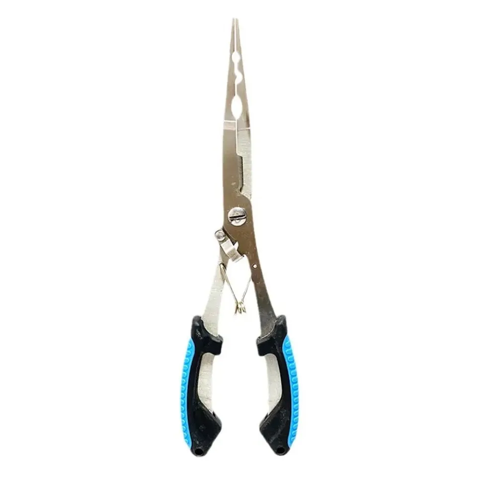 Description Picture 4 of itemFish Pliers Ergonomics Anti-slip High-strength Multifunctional Cut Fishing Line Fishing Tied Hooks Pliers Angling Equipment