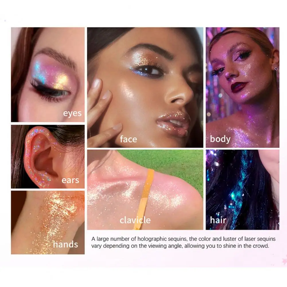 

Гель с блестками для тела, мерцающие блестки русалки, стойкий блестящий гель для тела, лица, глаз, для музыки, фестиваля, вечеринки, карнавалов