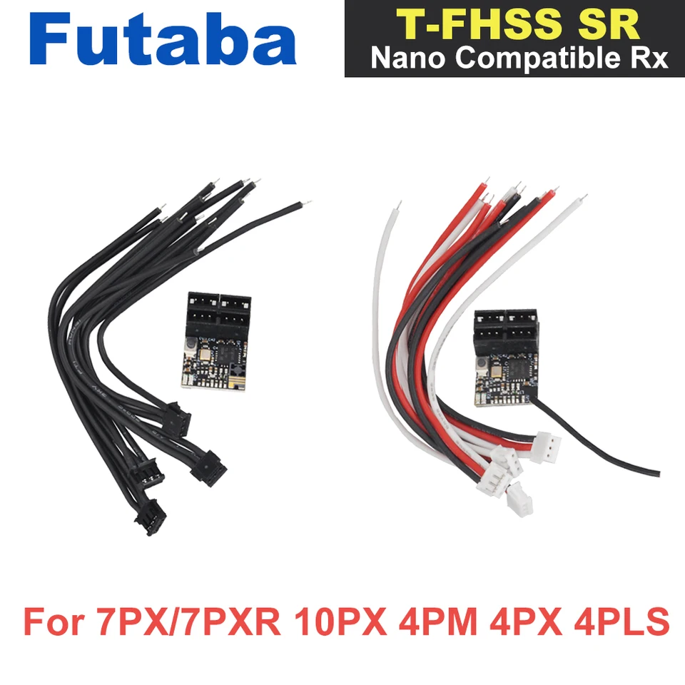 Futaba-T-FHSS sr nano互換レシーバー、4ch pwm出力、rc