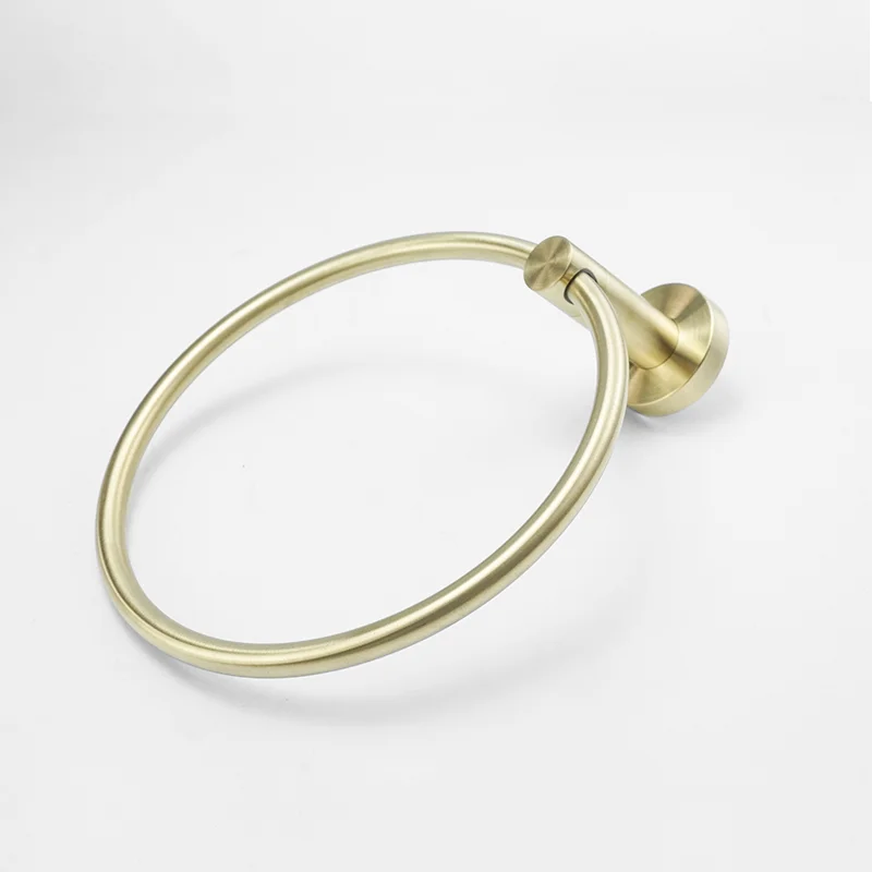 Brushed gold stainless steel towel rack towel bar holder toilet paper holder bathrobe hook hanger hardware kit toilet paper holder towel hook bathroom hardware set bathroom hardware accessories