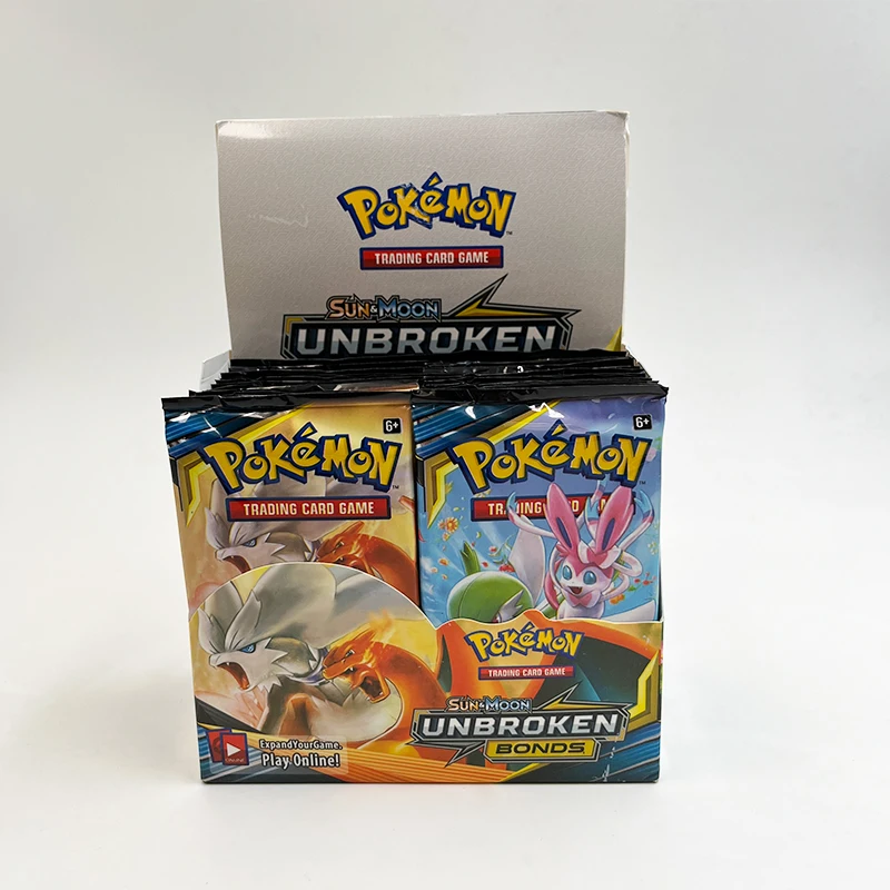 360pcs/Box Pokemon Cards Sword & Shield Sun & Moon Booster Packs Evolution Booster Box Chilling Reign