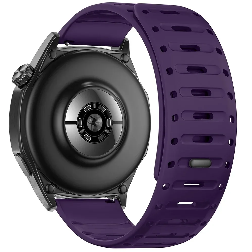 22mm Magnetic Silicone Breathable Watch Strap