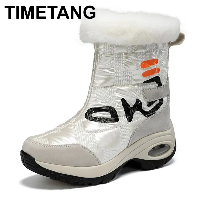 

High Quality Waterproof Winter Women Boots Warm Plush Women's Snow Boots Outdoor Non-slip Winter Sneakers Platform Ankle Boots