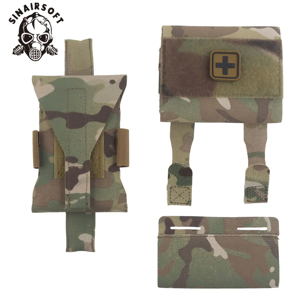Micro Trauma Kit Tactical Hunting Vest Accessories TKN First Aid Kit Tourniquet Hammock IFAK EDC MOLLE Waist Belt Bag 5