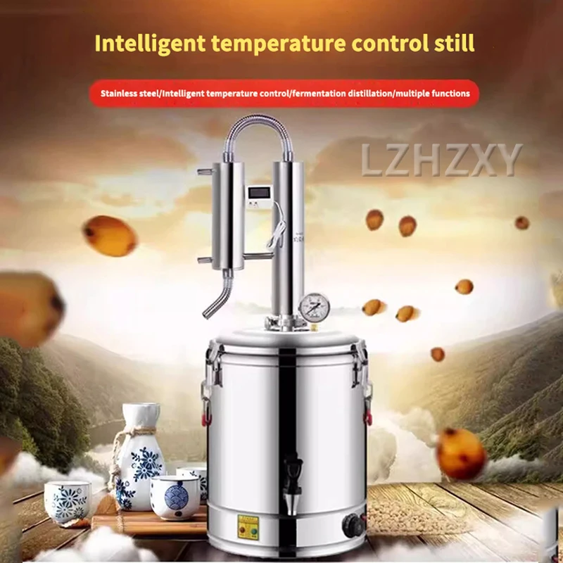 30L Water Distiller Wine Steamer Brewing Equipment Roasting Wine Machine Water Filter Wine Brandy Essential Oil Brewing Kit 6