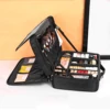Three-layer Cosmetic Case Large Waterproof Oxford Cloth Manicure Makeup Toolbox,Travel Underwear Storage Box 3