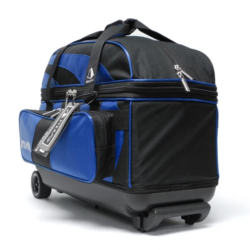 Bowling double bag, pull rod double bag， Pyramid Path Deluxe Double Roller