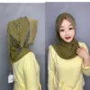 Wedding Shower Muslim Women Beading Wrap Hijab Shayla Scarf