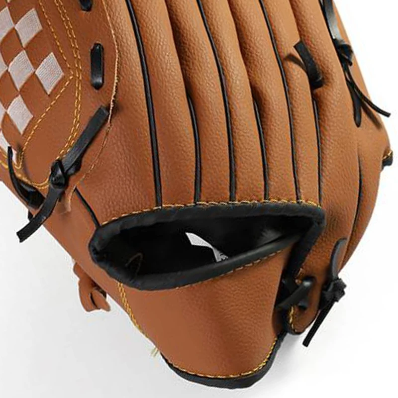 Outdoor Sports 2 Colors Baseball Glove Softball Practice Equipment Right Hand for Adult Man Woman Train 12.5 Inch baseball gloves