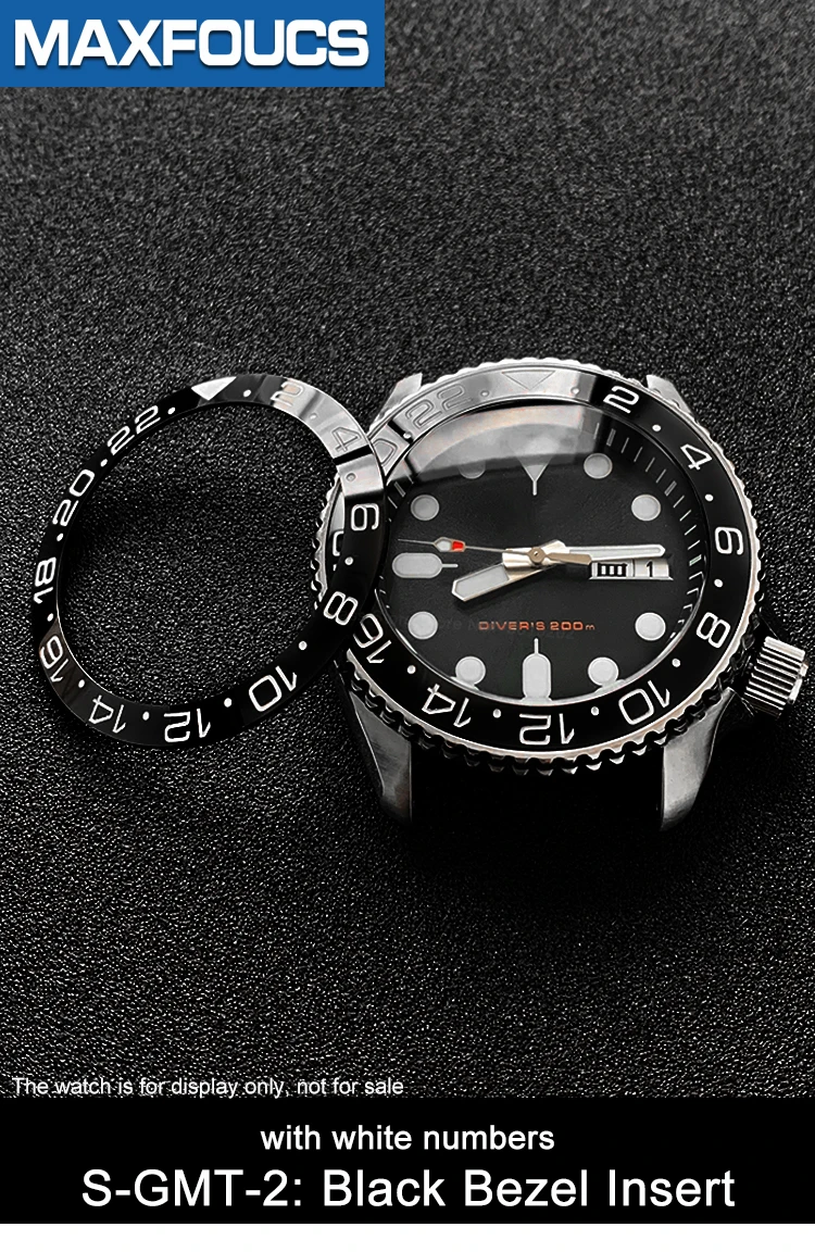 38*30.6mm para seiko skx007 skx011 para rlx