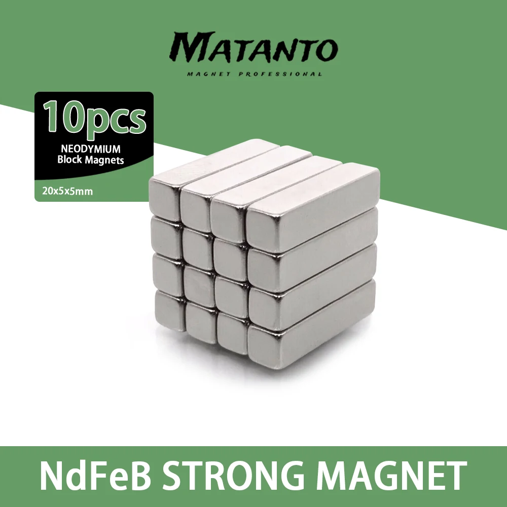 

10/20/30PCS 20x5x5 mm Super Powerful Block Magnets 20mmX5mm N35 Neodymium Magnet 20x5x5mm Permanent NdFeB Magnetic 20*5*5 mm