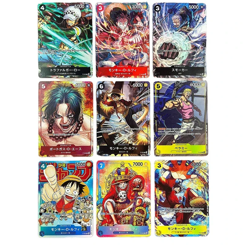Anime Cards One Piece OPCG OP03 Shanks CP9 Zoro Ace Nami Luffy Sanji Japanese Version Replica Game Anime Collection Cards