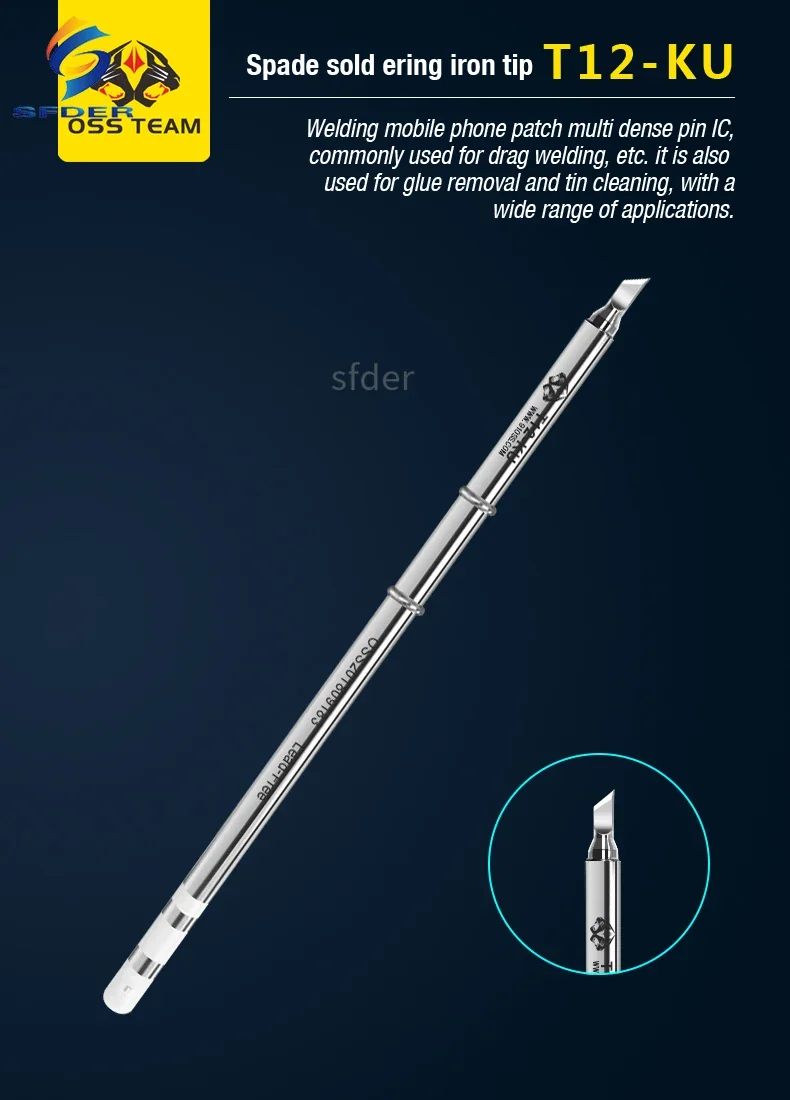 OSS High Heat Conductive Heating Element Soldering Iron Tips T12 Heating Core for HAKKO T12 Quicko T12 OSS Soldering Station