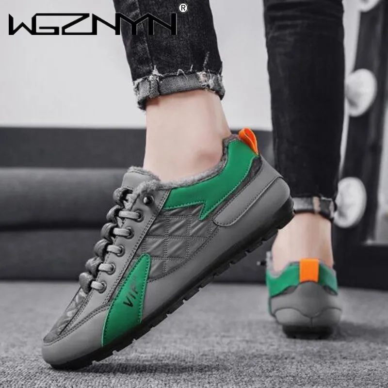 

Мужские Нескользящие кроссовки, 2024, модная повседневная обувь с низким верхом из хлопка, легкая мужская обувь, модная трендовая Уличная обувь для прогулок