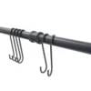 Kitchen Hook Hanging Rod Rack Punching Multi-functional Spatula Storage Wall-mounted Rack Kitchenware Bathroom Home  Big Storage 4