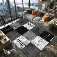 Nordic Geometric Pattern Carpets for Living Room 200x300cm Luxury Large Room Rugs Machine Washable Non-slip European Tatami Mat 1
