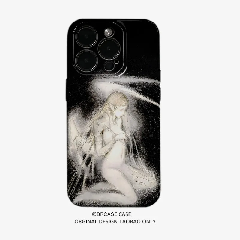 Angel Dark Retro Styl Shockproof Phone Case - Advanced Design