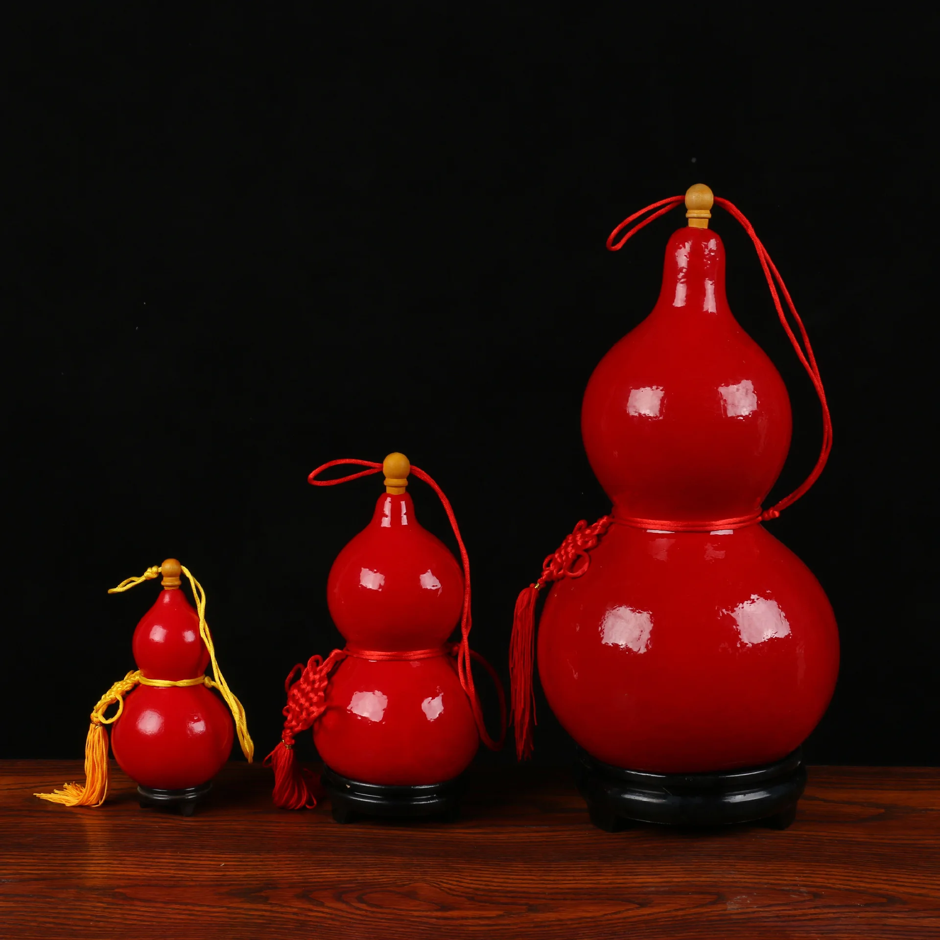 Statue de gourde figurine chinoise Hulu Calabash pour le salon de