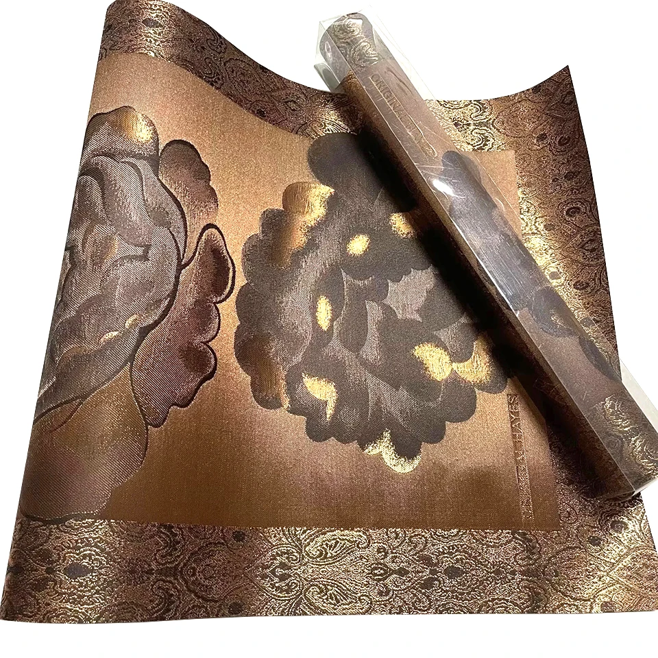 Luxuriöses Hochzeits-Gele- und Kopfbedeckungsset – 2-teiliges afrikanisches Sego mit 3D-Blumenstickerei, hochwertiger Stoff für Damenparty TX-5-13 – Detail 6