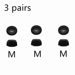 Premium Memory Foam Ear Tips for Superb Sound Isolation and Comfort (3 Pair - MMM)
