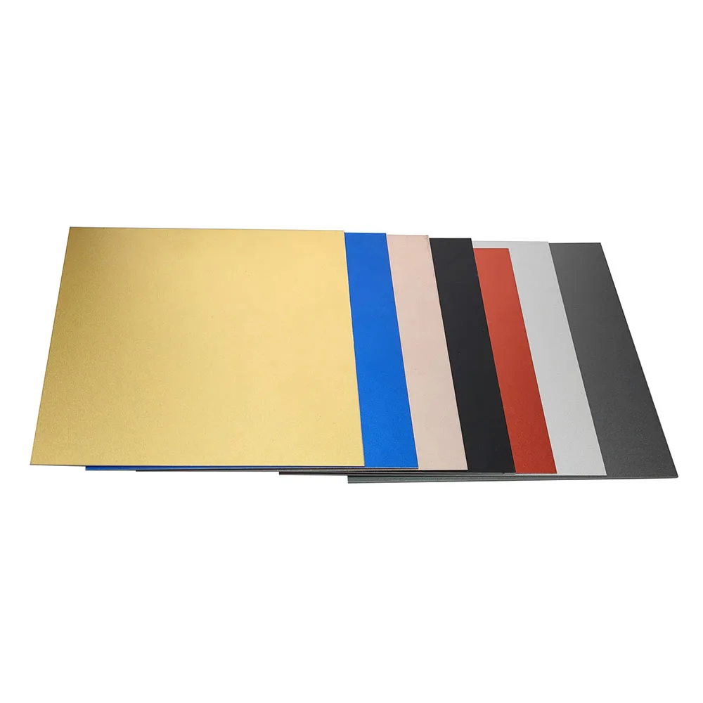 Black Anodized Aluminum Sheet For Business Card Laser Engraving  ,100/200/300mm