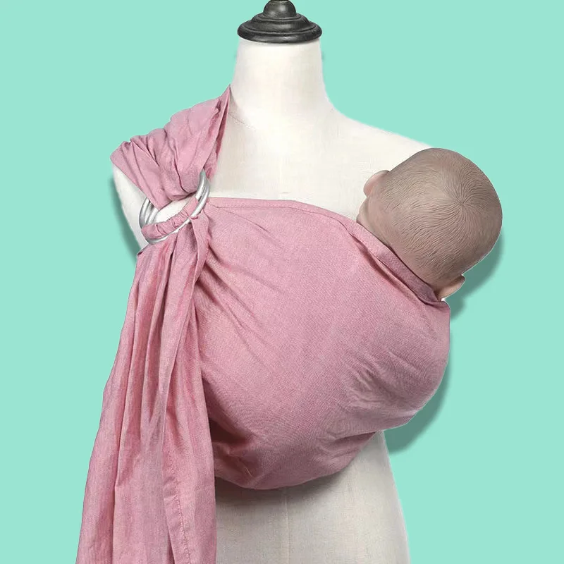 

Baby Ring Sling Carriers Backpack Cotton Easy Safe Babies Mom Gifts
