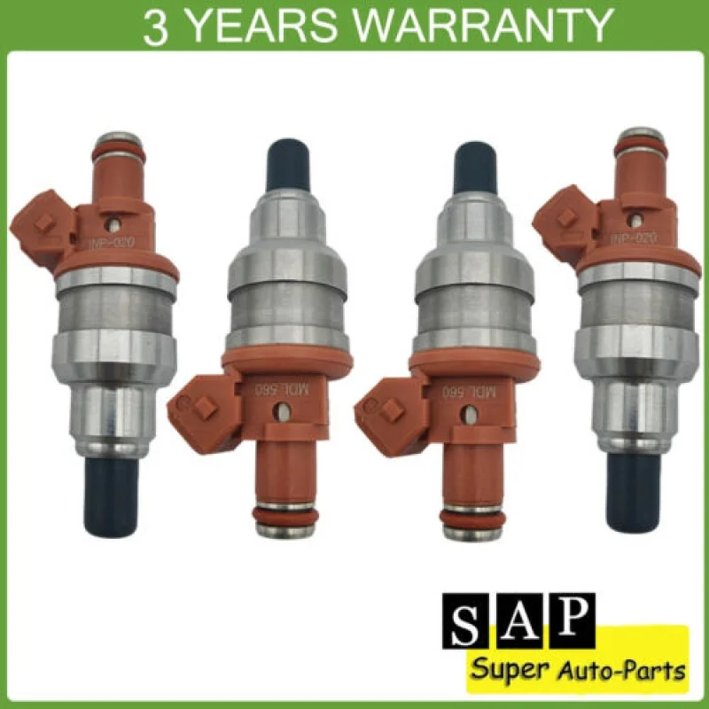 

4X Fuel Injectors 560CC INP-020 MDL560 For Mitsubishi Lancer Evolution 5-9 Colt