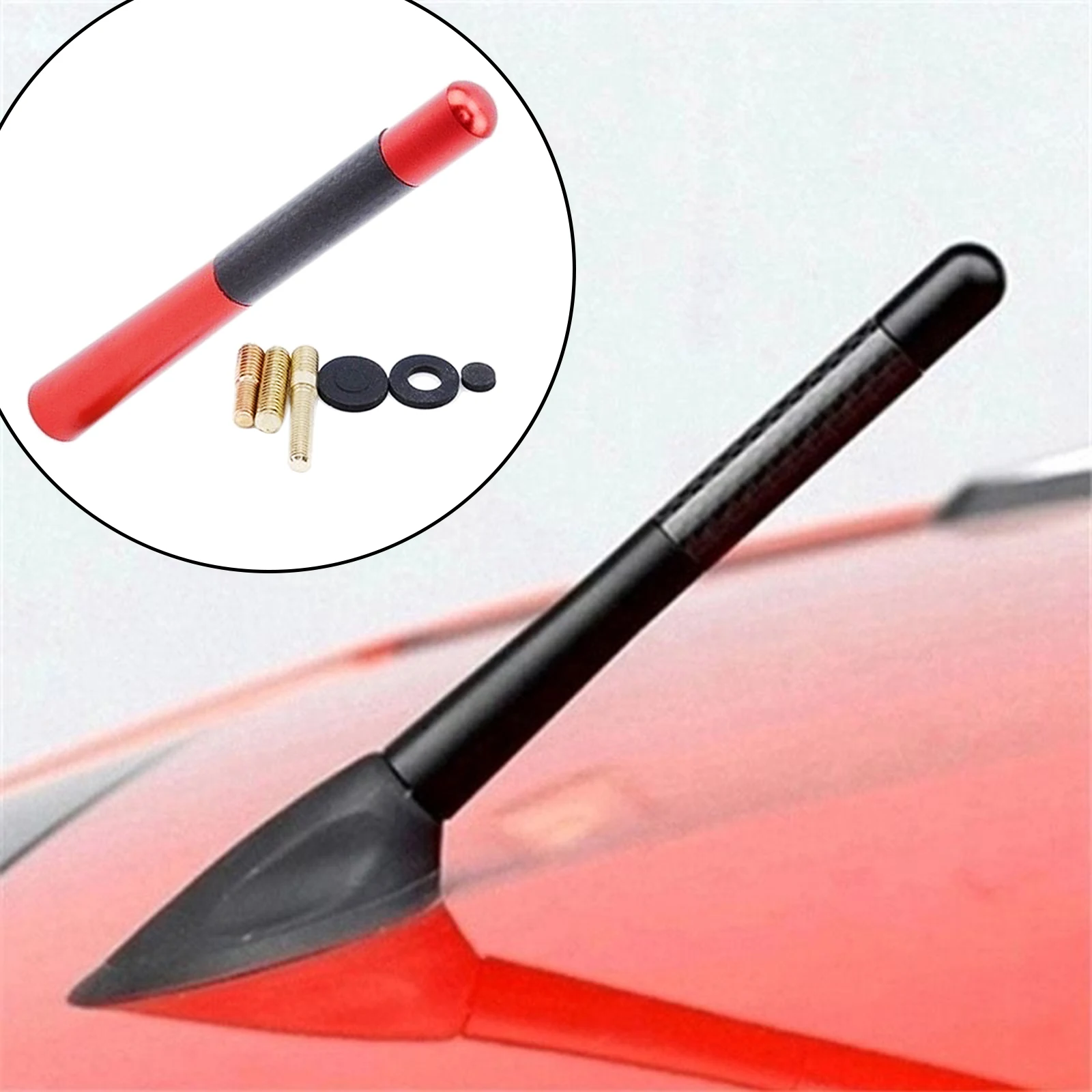 

Radio AM FM Aerial Antenna Car Roof 7 Inch Aerial Antenna - 2 Mast Screws
