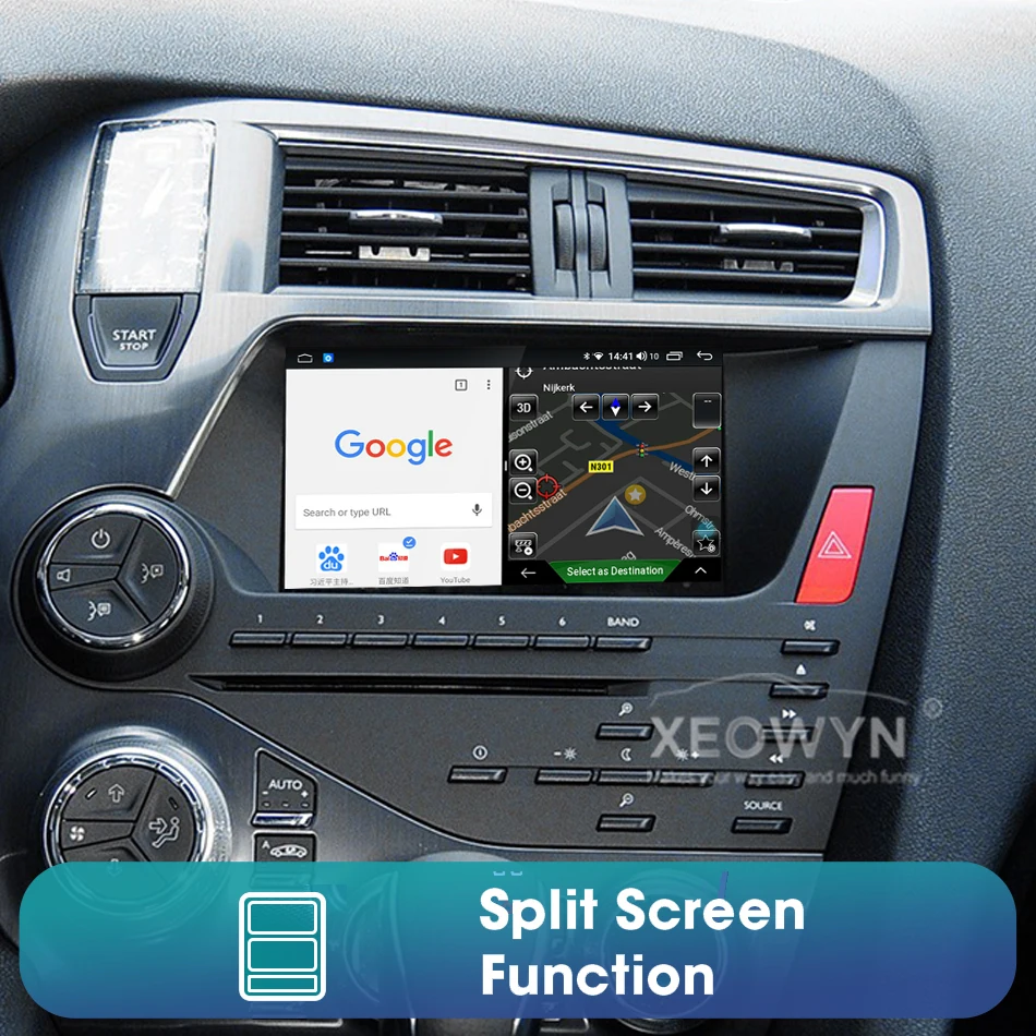 Autoradio Android 15.7 Pouces Pour Citroën DS5 2011-2018 - GPS, Bluetooth, CarPlay Sans Fil, Caméra De Recul - Écran Tactile Plug And Play