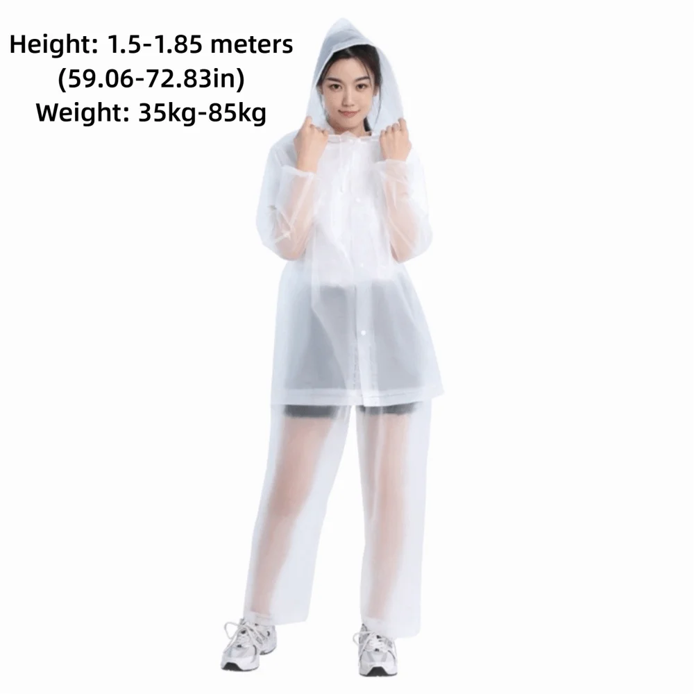 Raincoat And Rain Pants Set Full-Body Rainproof Adults Electric Bicycle Riding Split Raincoat And Rain Cover