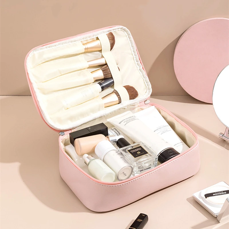 Borsa Da Toilette Da Viaggio 2 Pezzi - Beauty Case Nylon Impermeabile - Per Cosmetici E Trucchi