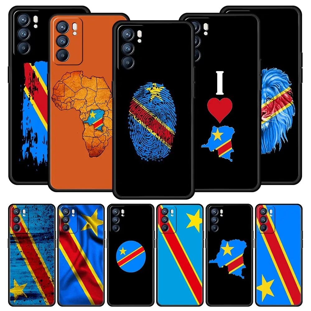 Congo Flag Design Phone Case Cover