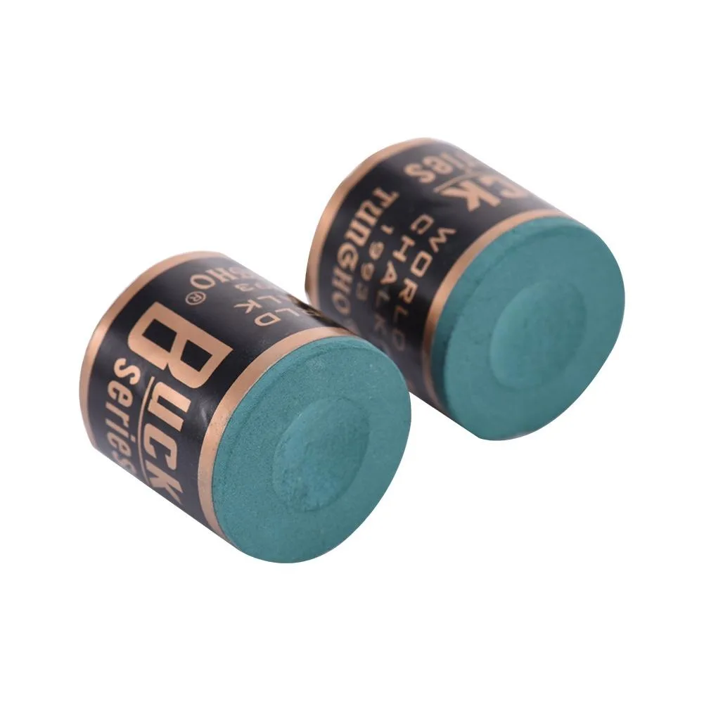 Billiard Chalk 2Pcs/Set Cylindrical Billiard Chalks Pool Cue Stick Chalk Rubbing Powder Snooker Table Billiards Supplies Antiskid Device