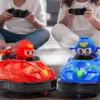 RC Bumper Car Toy with Light with Music Simple Control Sturdy RC Battle Race Vehicle for Children Family Friends Party Favor 1