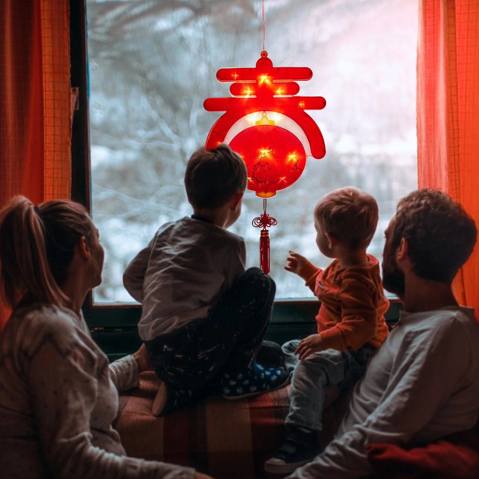 Red Lantern Chinese New Year Decoration 2022 Traditional