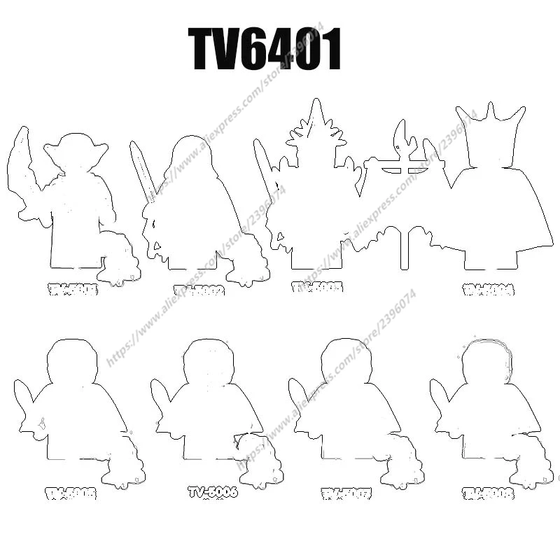 

1PCS Medieval Movie Knights Action Figures Building Blocks toys TV6401 TV5001 TV5002 TV5003 TV5004 TV5005 TV5006 TV5007 TV5008