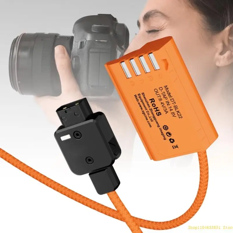 DMW-BLK22 Battery Adapter From D Tap 12V-17V For S55K S5M2 GH7 GH6 GH5M For Photography And Filming 0XLA