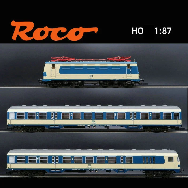 ROCO Train Model 1:87 HO Type Kaslu Train Digital Sound Effect Front Carriage Tail Car 61484 Electric Toy Train roco train model 1 87 ho type kaslu train digital sound effect front carriage tail car 61484 electric toy train