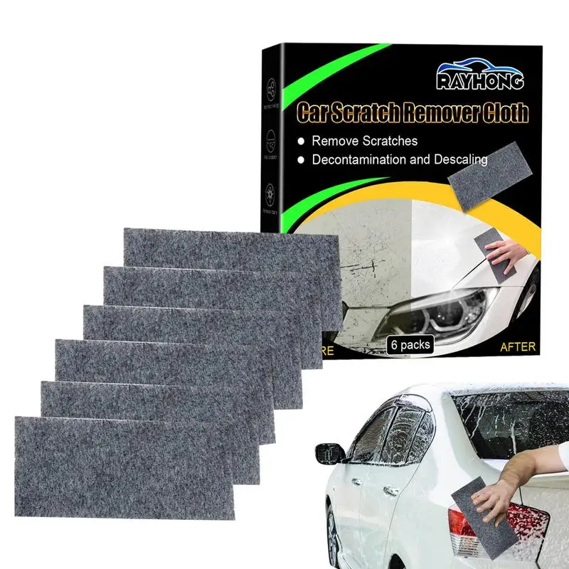 Car Nano Sparkle Cloth Auto Car Nano Scratch Repair Remover Cloth Auto Detailing Cloth Cleaning Tool Or Glass Leather Wood Metal 30ml car scratch remover repairs nano spray cloth scratch eraser surface cloth care maintenance auto detailing solution repair
