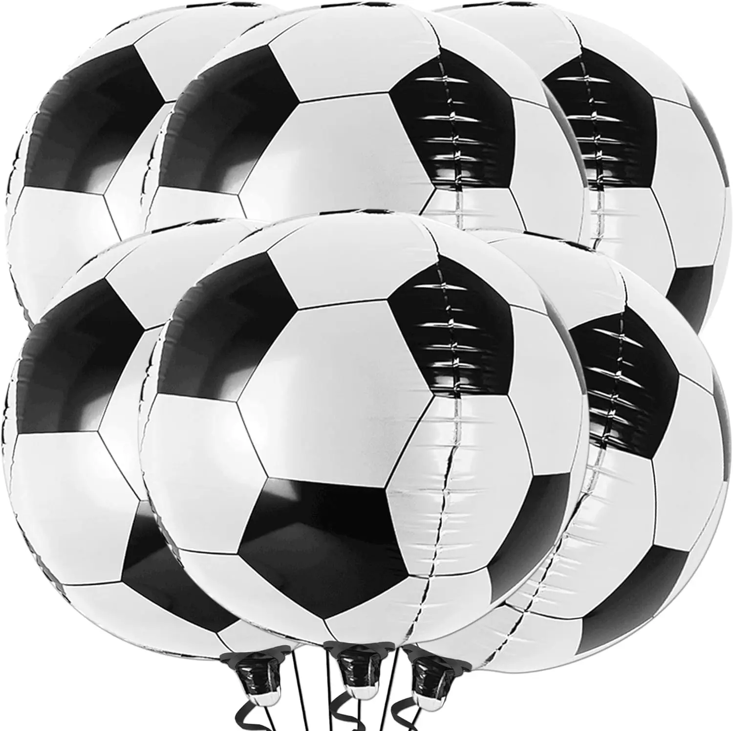 2/6 Stücke 22 Zoll 4D Fußball Ballons Fußball Sport Junge Geburtstag Party Supplies Für Kinder Baby Dusche Geburtstag Party Dekoration – Detail 10